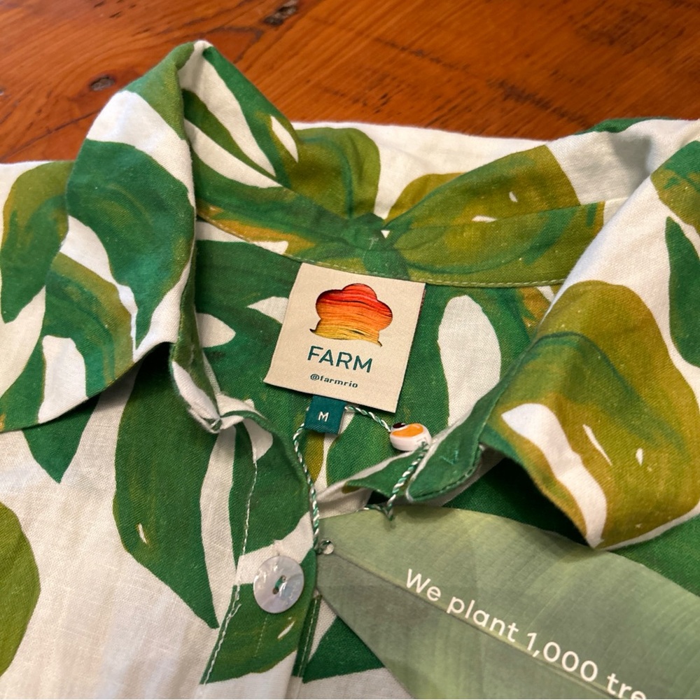 FARM Rio Tropical Leaf Print Jumpsuit - Picture 9 of 11